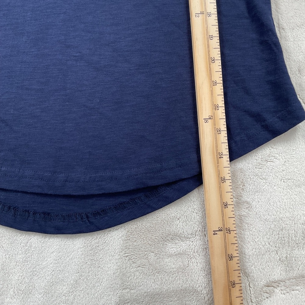 Southern Tide SunFarer V-Neck Tee Nautical Navy Cotton Slub Shirt XS New - Picture 7 of 7